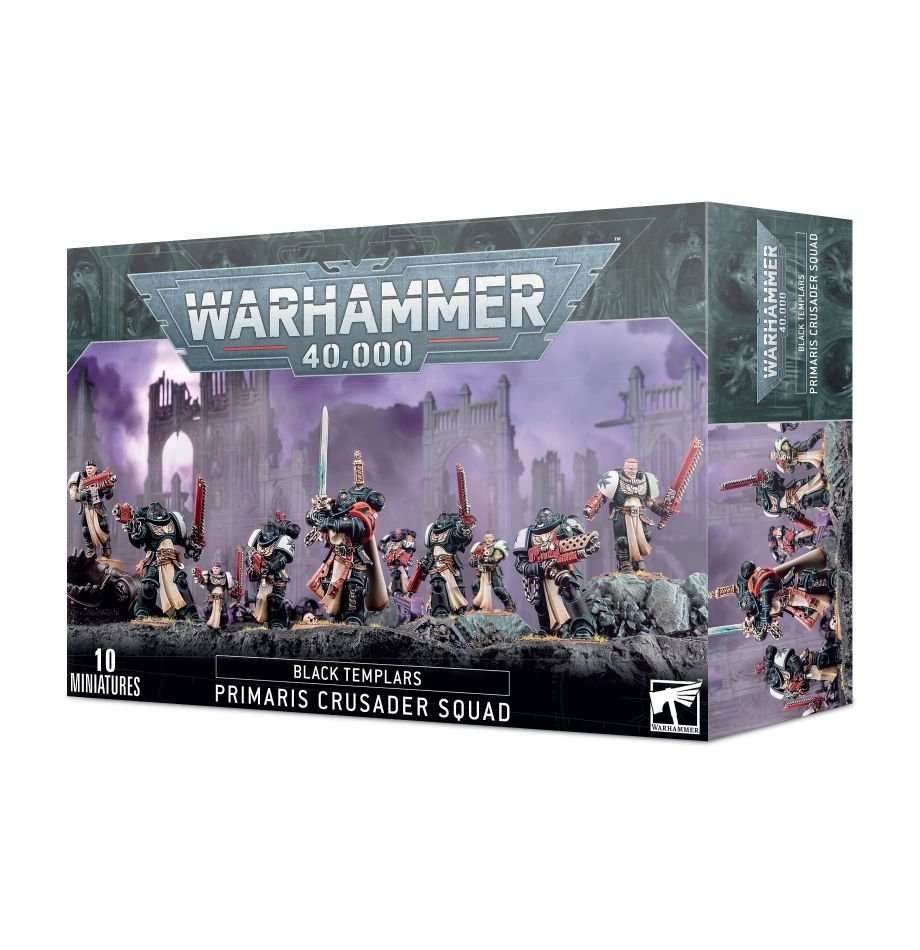 Warhammer 40K: Black Templars - Primaris Crusader Squad - 