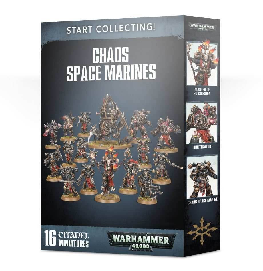 Warhammer 40K: Start Collecting! Chaos Space Marines - 
