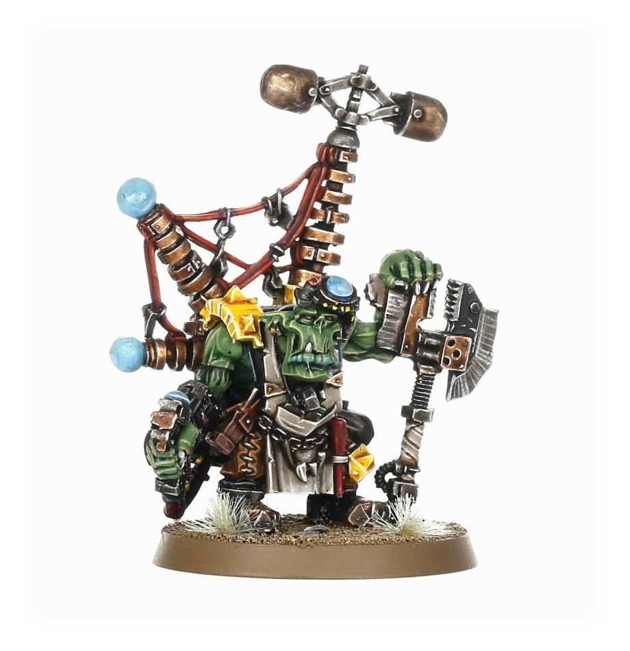 Warhammer 40K: Orks - Big Mek With Kustom Force Field - 