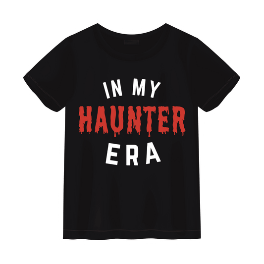 In My Haunter Era Tee (Curved) - Small / Red