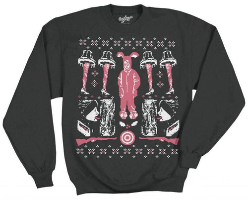 A Christmas Story Ugly Pattern Fleece Sweatshirt - S