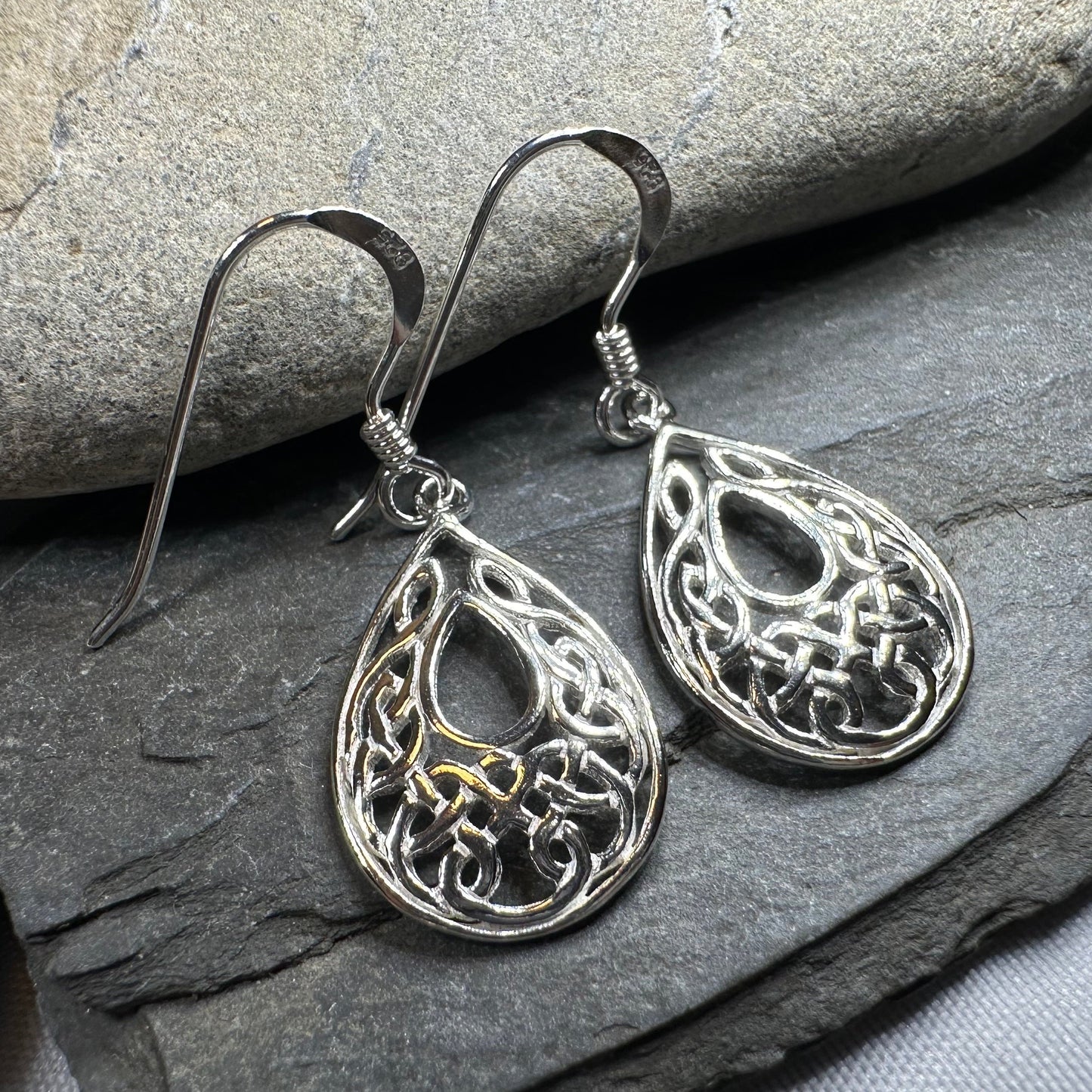 Celtic Raindrop Earrings