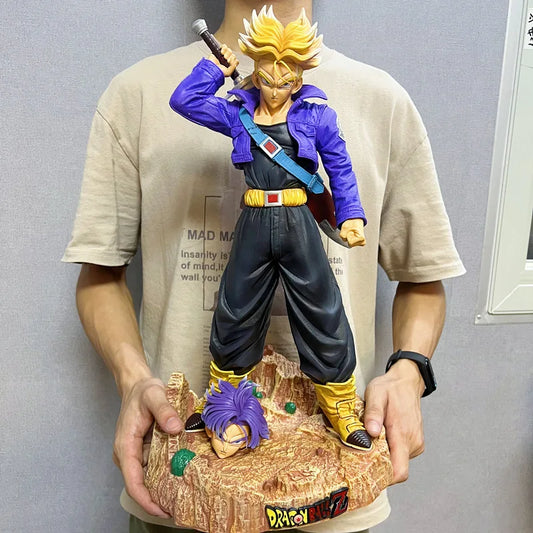 Dragon Ball Z Trunks Action Figure – Super Saiyan with Z Sword Statue (50 CM)