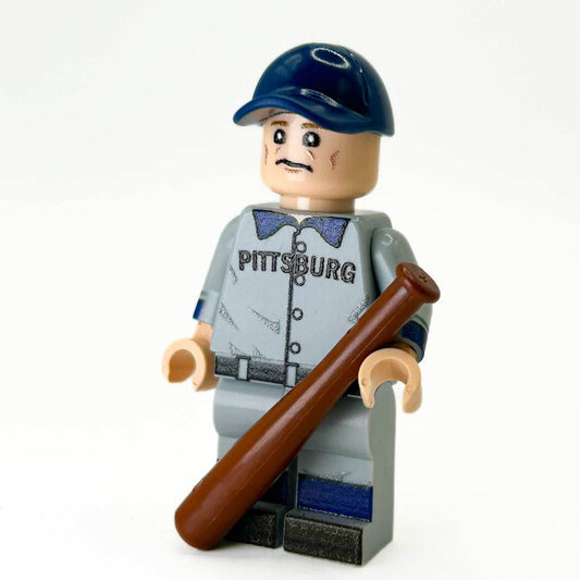 Honus Pirates Baseball Player Minifig made using LEGO parts - B3 Customs - 