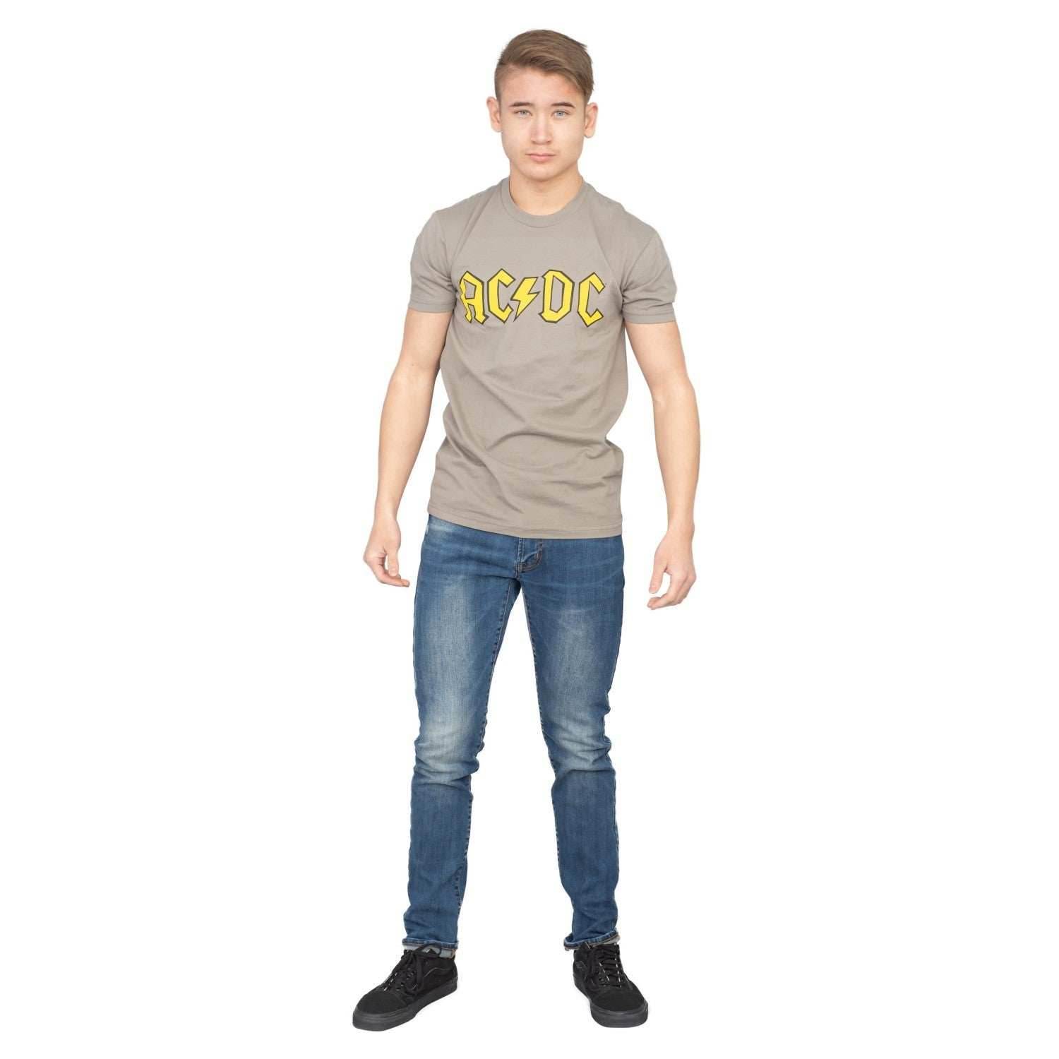 1990s Music TV Cartoon Dude Costume Set AC/DC Shirt - S
