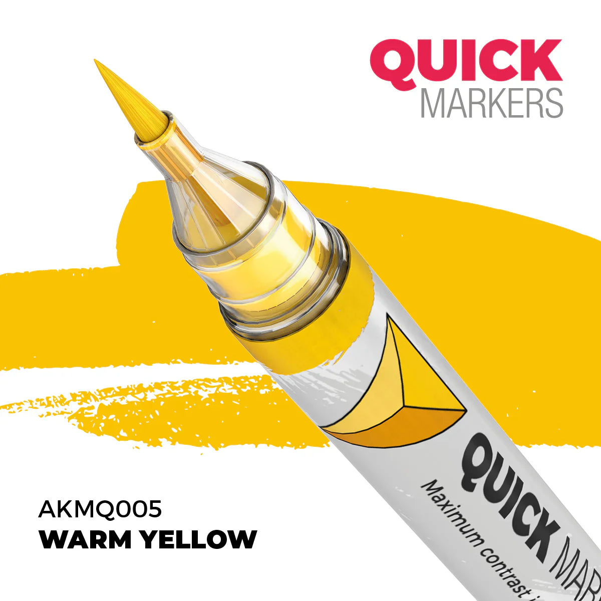AK Interactive Markers: Quick Markers - Warm Yellow