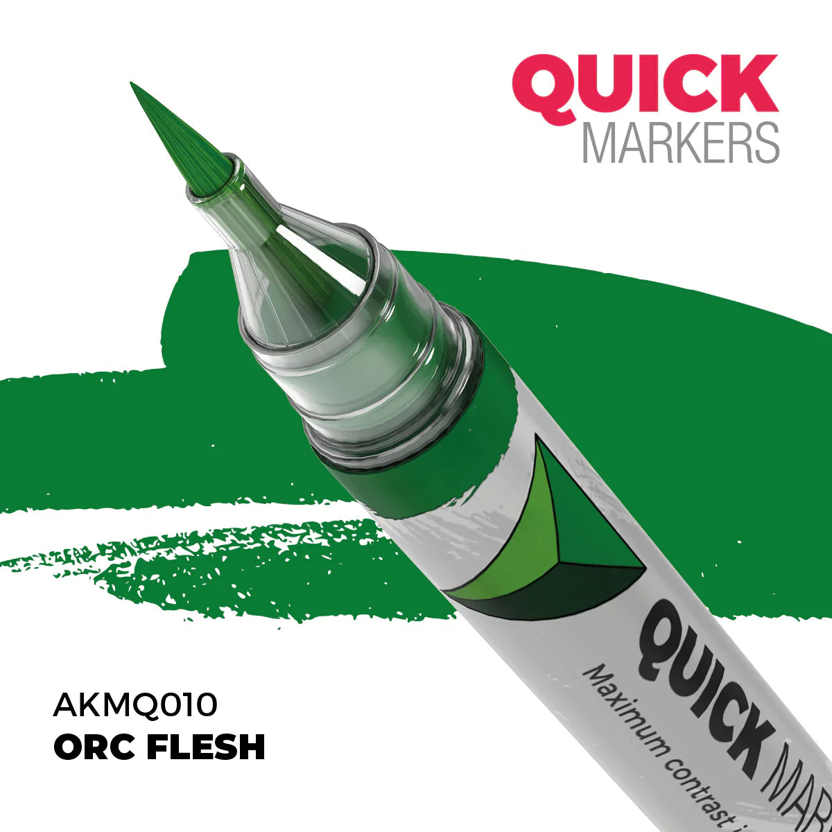 AK Interactive Markers: Quick Markers - Orc Green