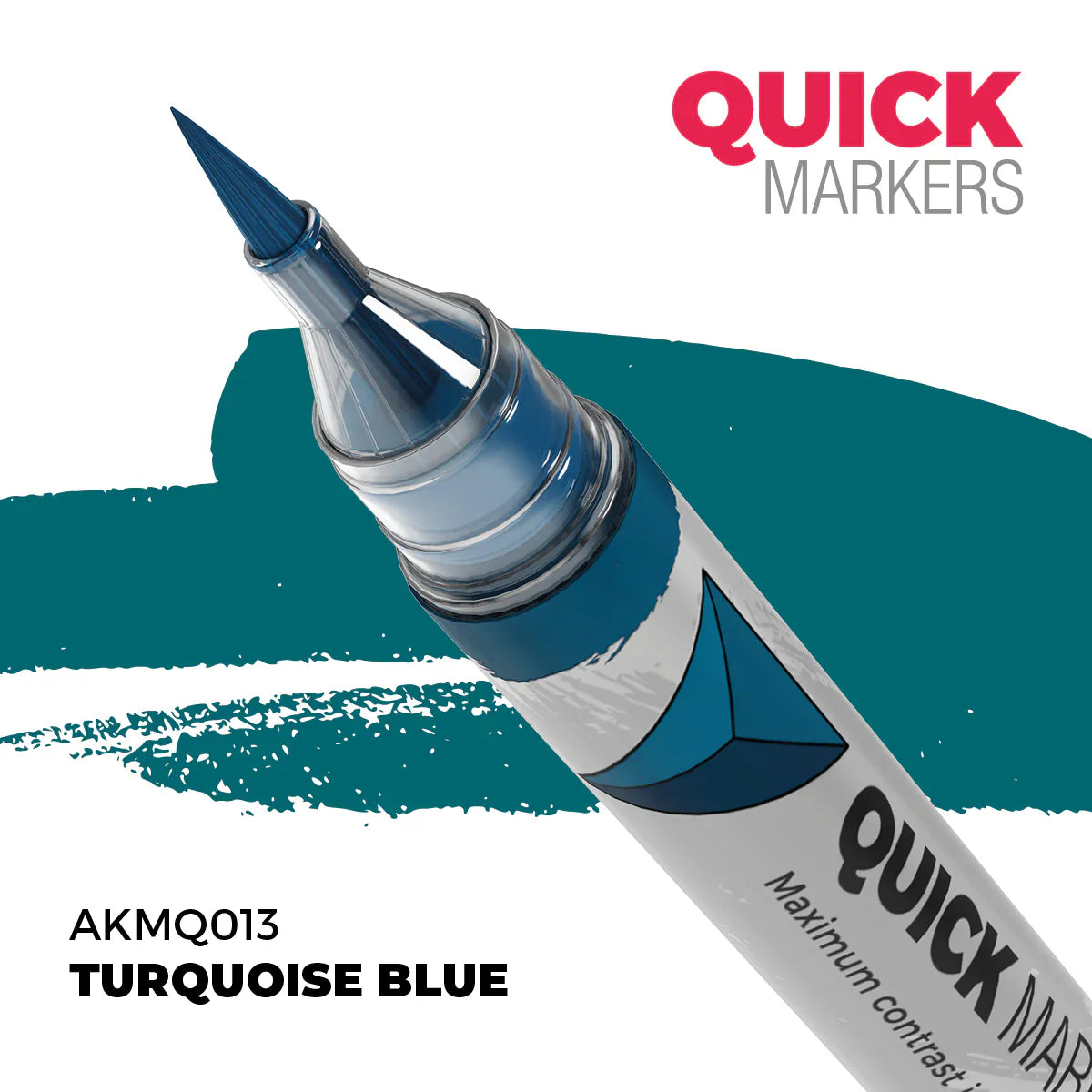AK Interactive Markers: Quick Markers - Turquoise Blue