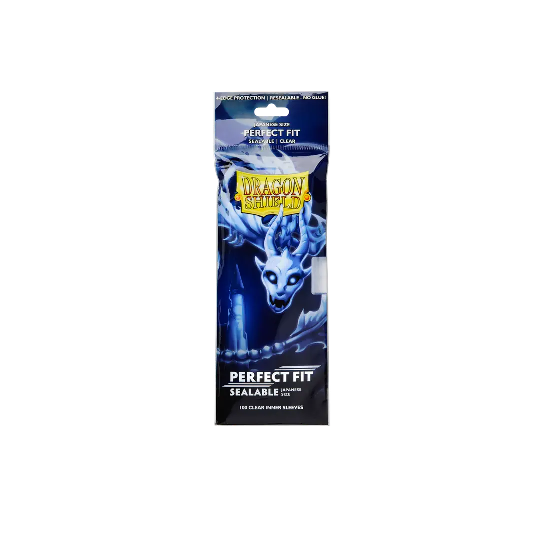 Dragon Shield: Clear - Sealable Perfect Fit Sleeves