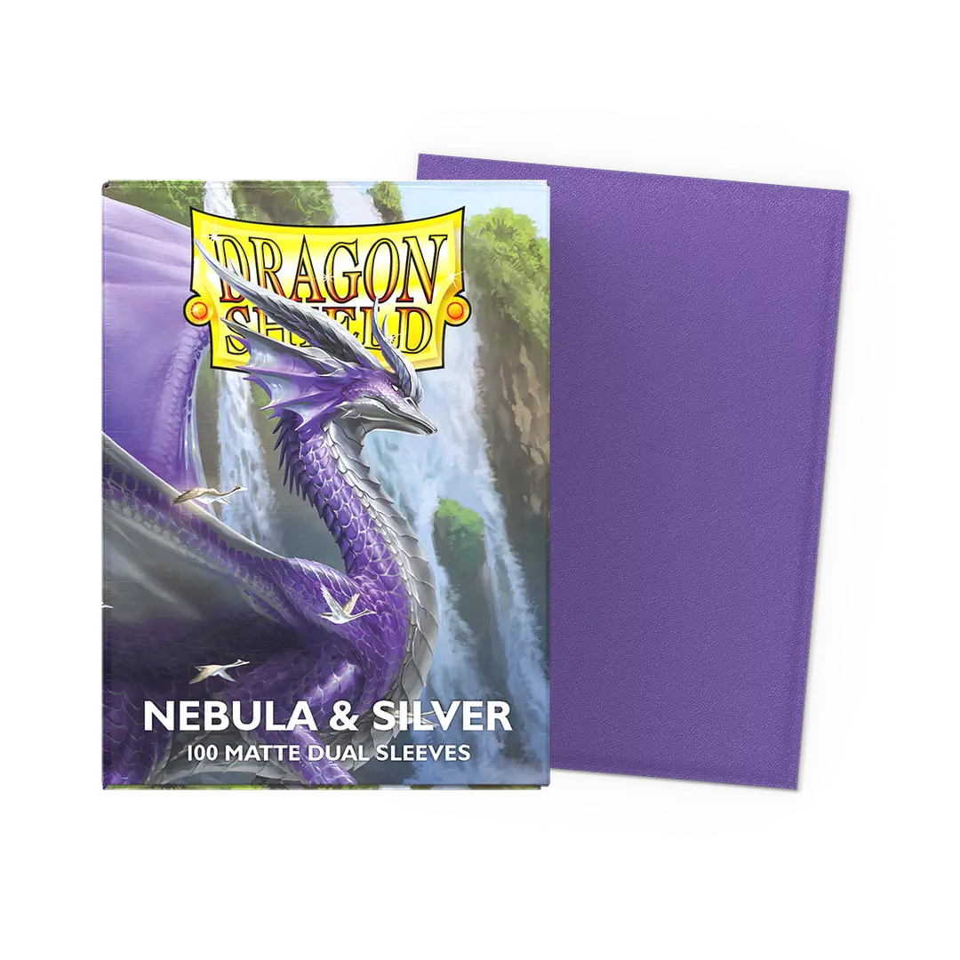 Dragon Shield: Nebula & Silver - Matte Dual Sleeves