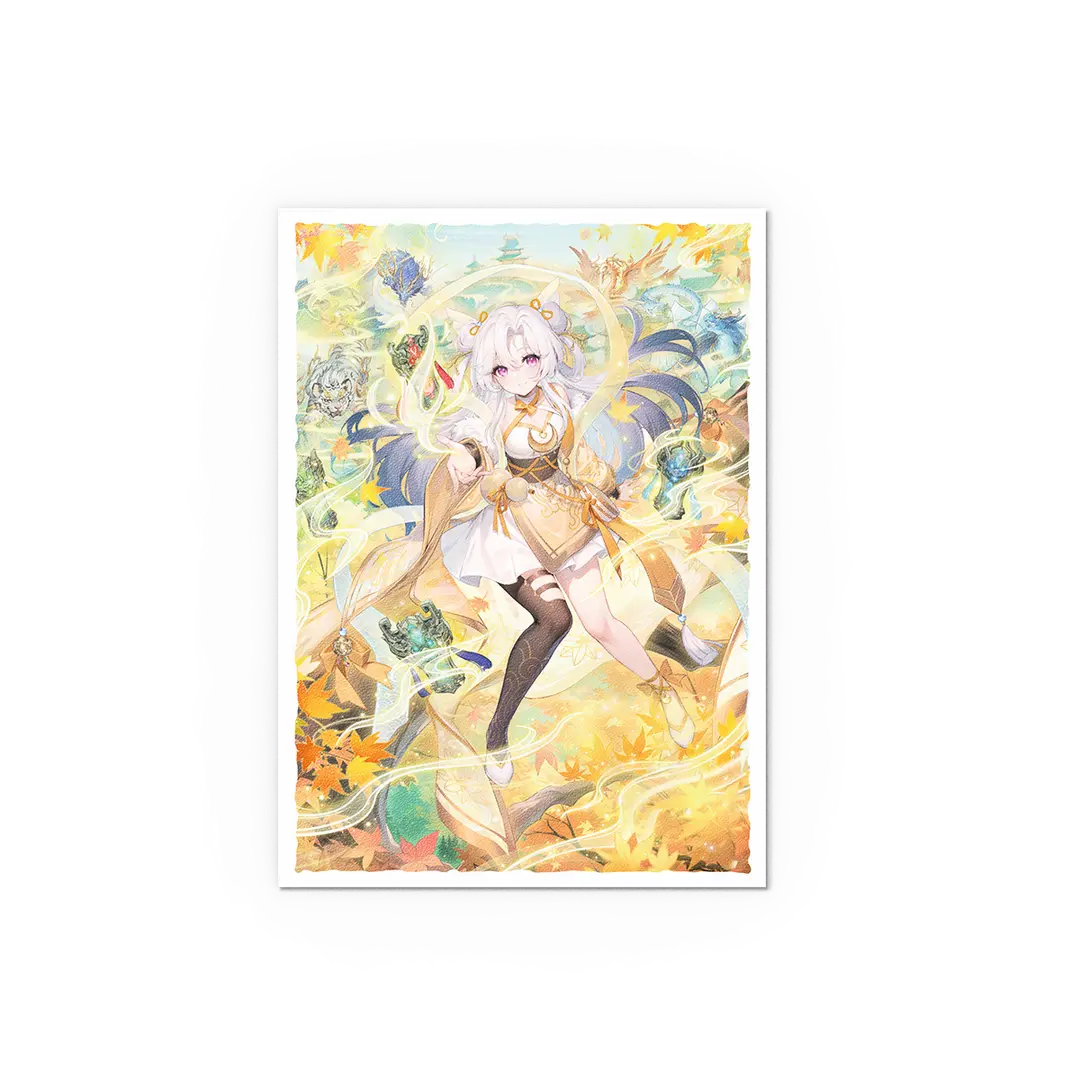 Grand Archive - Guo Jia, Heaven’s Favored - Matte Art Sleeves - Standard Size