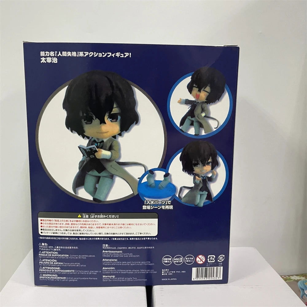 Action Figures Bungo Stray Dogs, Dazai Osamu, Nakahara Chuuya, Kawaii Chibi Cute Anime Figurines 10 cm