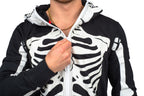 Adult Halloween Skeleton Cosplay Costume Glow in Dark Jumpsuit