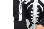 Adult Halloween Skeleton Cosplay Costume Glow in Dark Jumpsuit