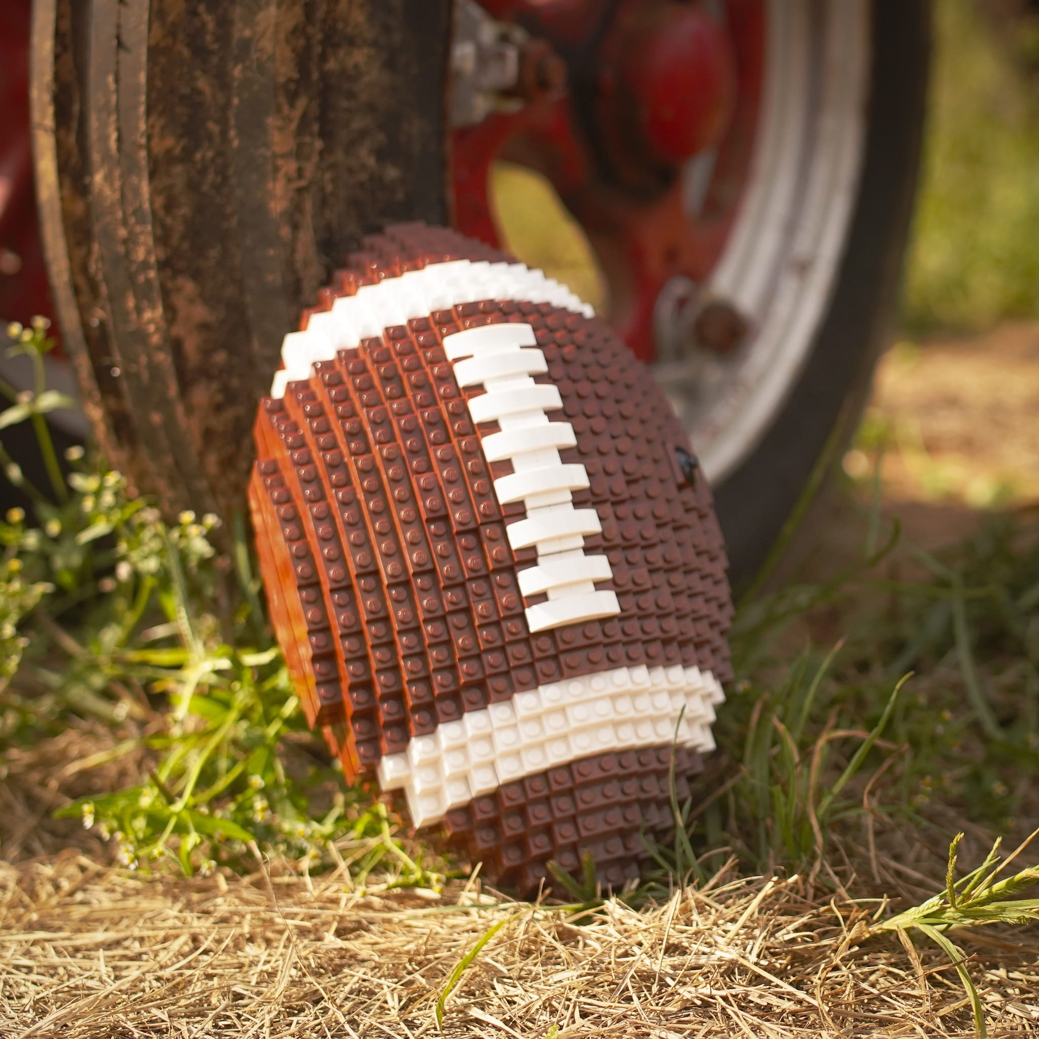 Life-Sized American Football
