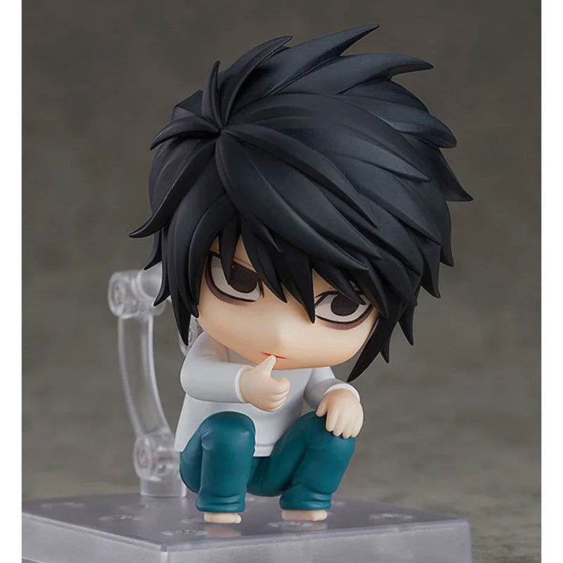 Anime Figures Death Note L Lawliet, Kawaii Cute Chibi Action Figures 10 cm