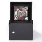 Cool Table Game Dice Spinner: 7-in-1 Metal Solid Cube Six-Sided Circular Spinning Roulette Dice