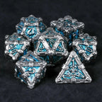 DND Dice - Skull Series Metal Dice Set