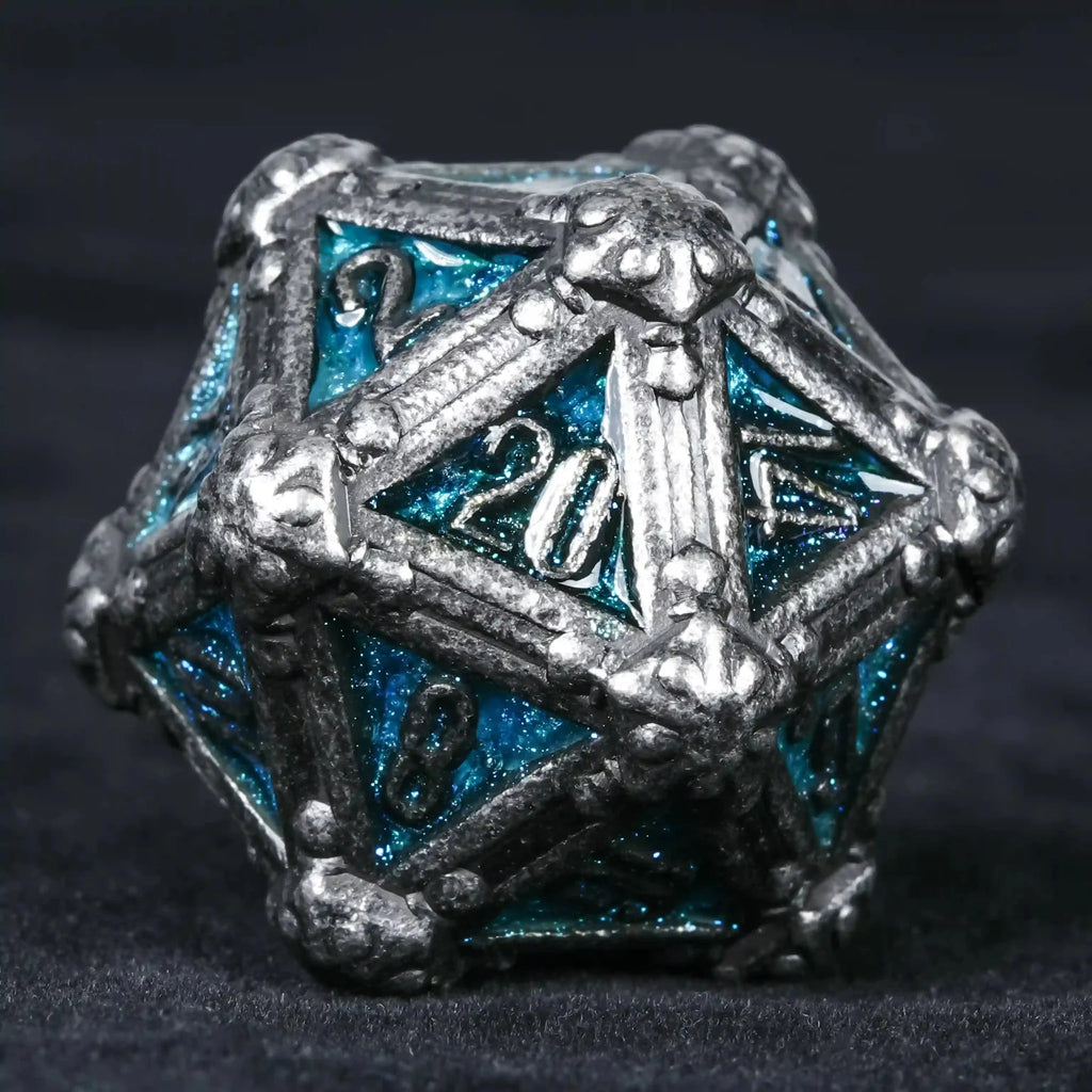 DND Dice - Skull Series Metal Dice Set