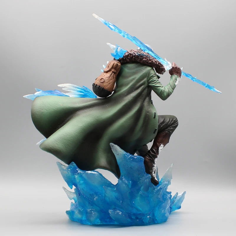Aokiji Kuzan Anime LED Figurine, One Piece Action Figures Statue Model Collection 30 cm