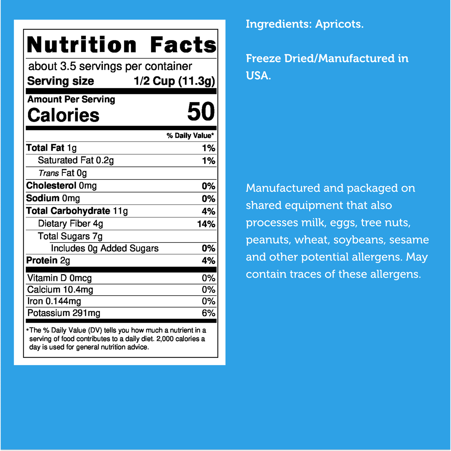 Freeze Dried Apricots