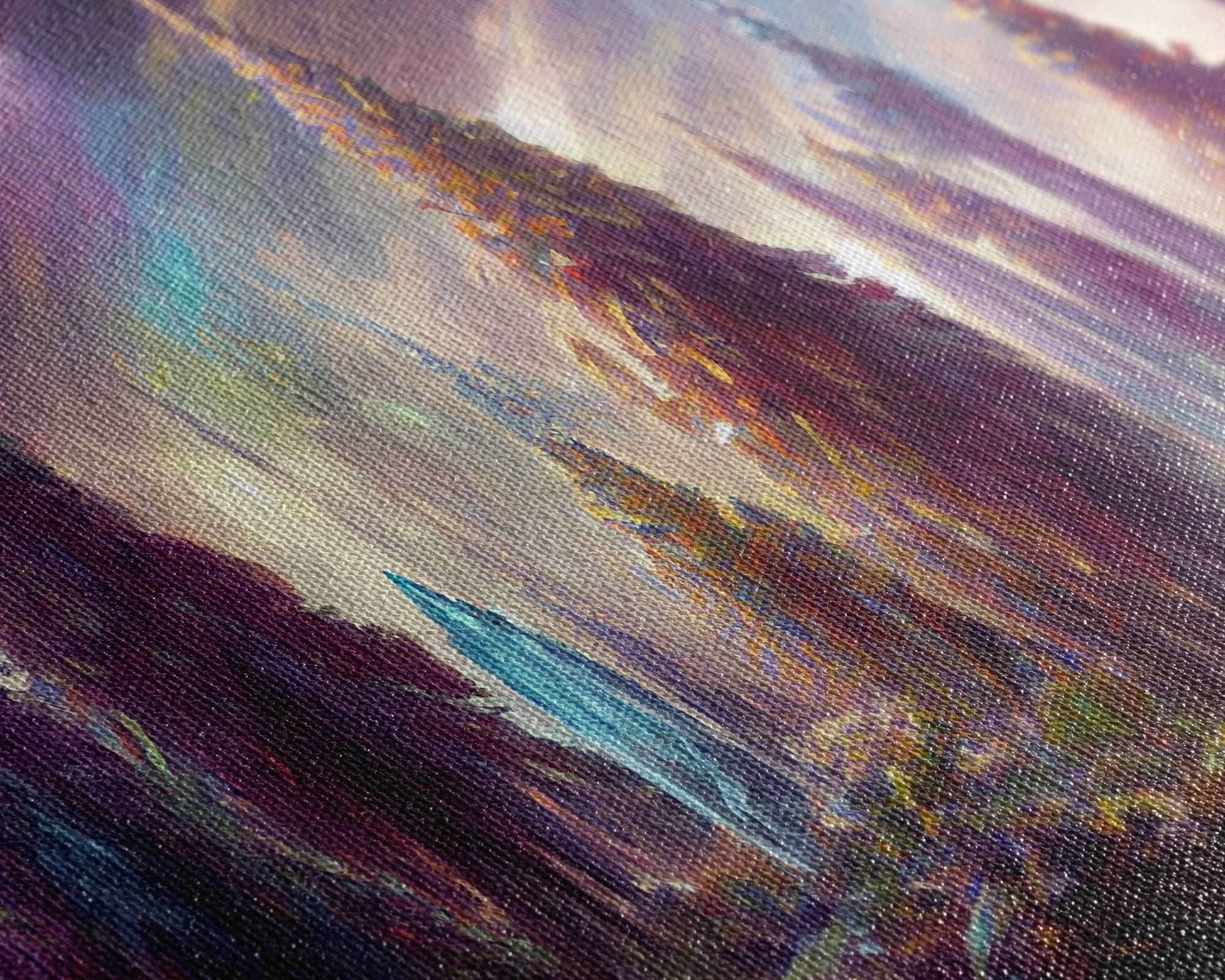 RPG Art, High Fantasy Forest Wall Art, Ready To Hang Canvas Print, Panoramic Art, Fantasy RPG Concept Art - 10x30 Inches / Gallery Wrap Canvas - Ready To Hang