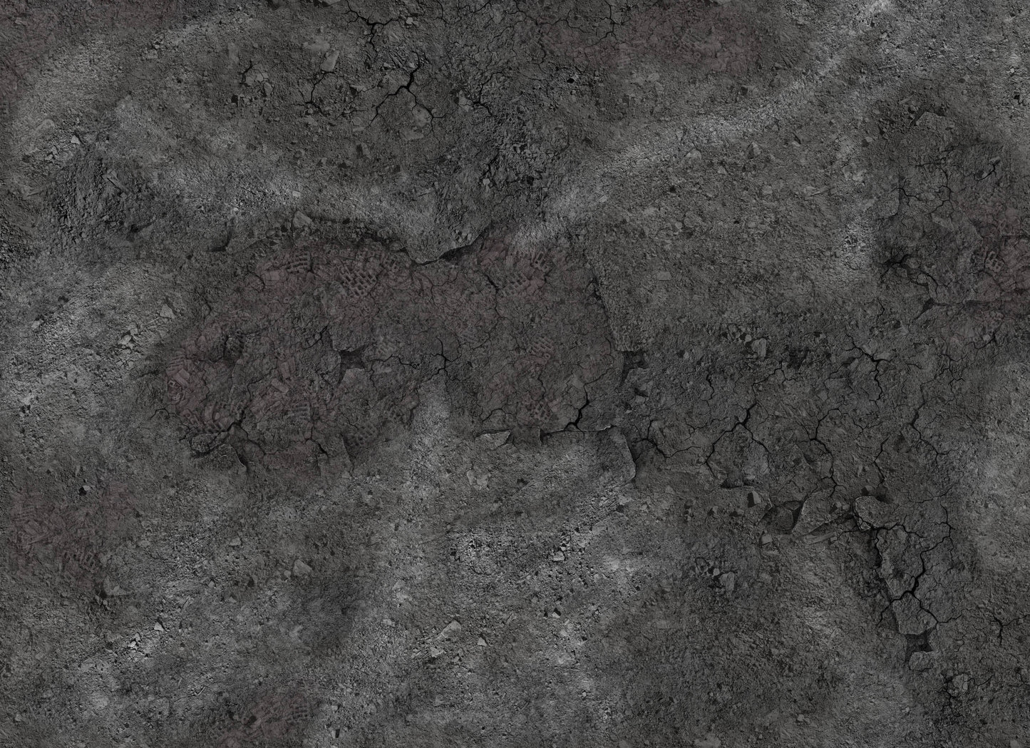 Ashen Wastelands - Neoprene Battle Mat - Warhammer, AoS, 40K, Kill Team, MCP, Shatterpoint, Legion, Deadzone, More - 22x30
