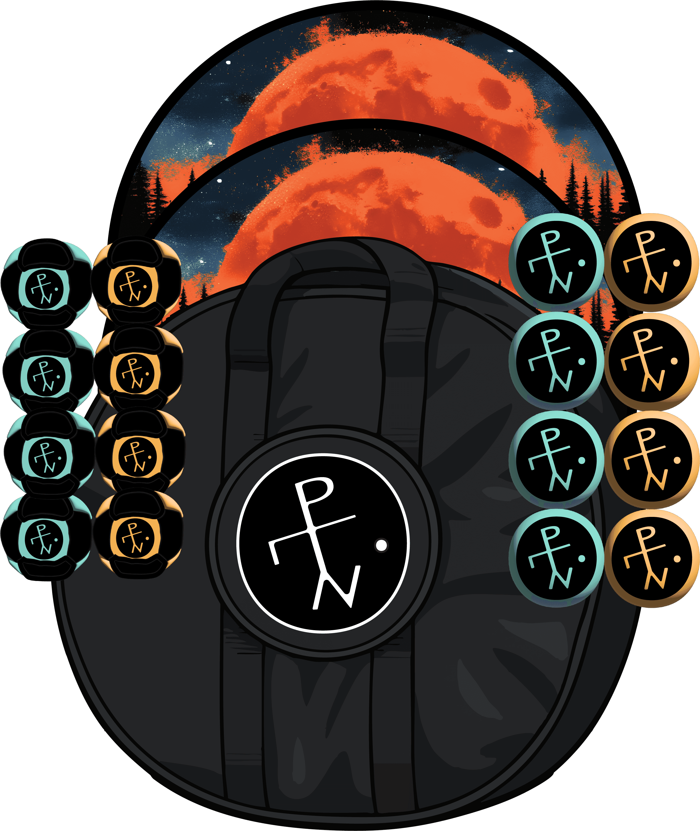 🟠 Blood Moon Edition - Blood Moon Edition / Both Styles / Standard Carry Case