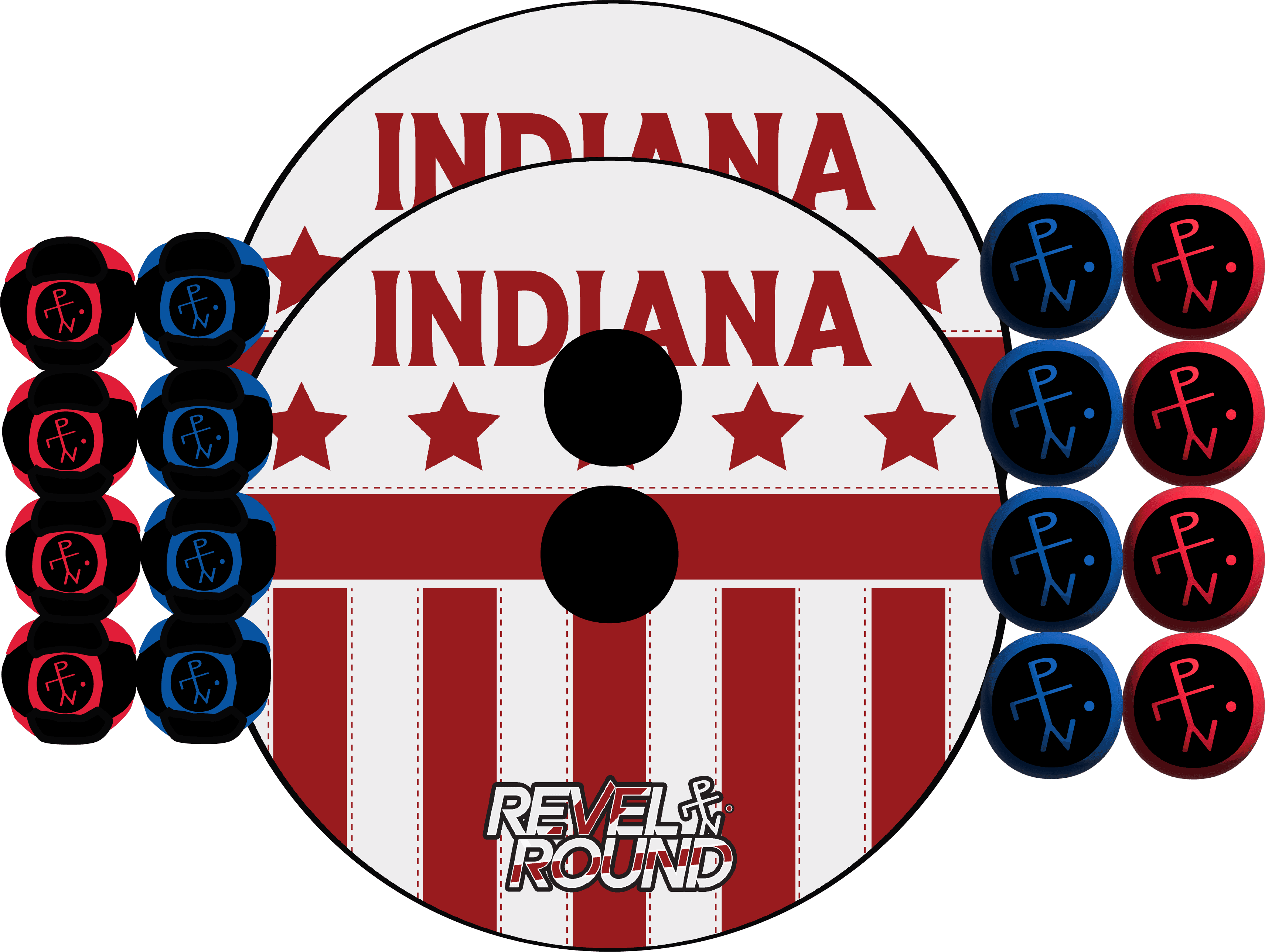 🏟️ Indiana Edition - Indiana Edition / Both Styles / No Carry Case