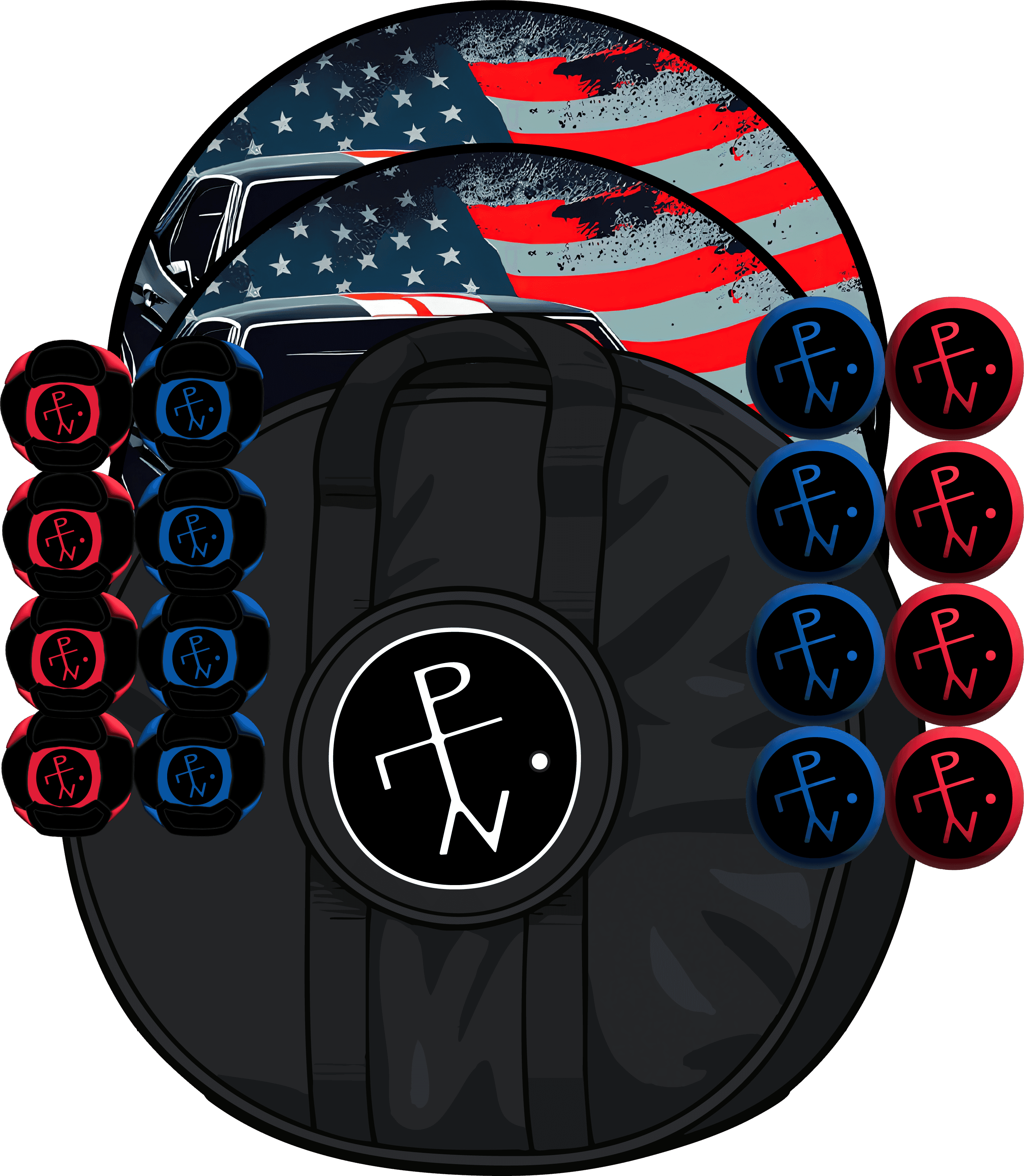 🇺🇸 American Muscle Edition - American Muscle Edition / Both Styles / Standard Carry Case