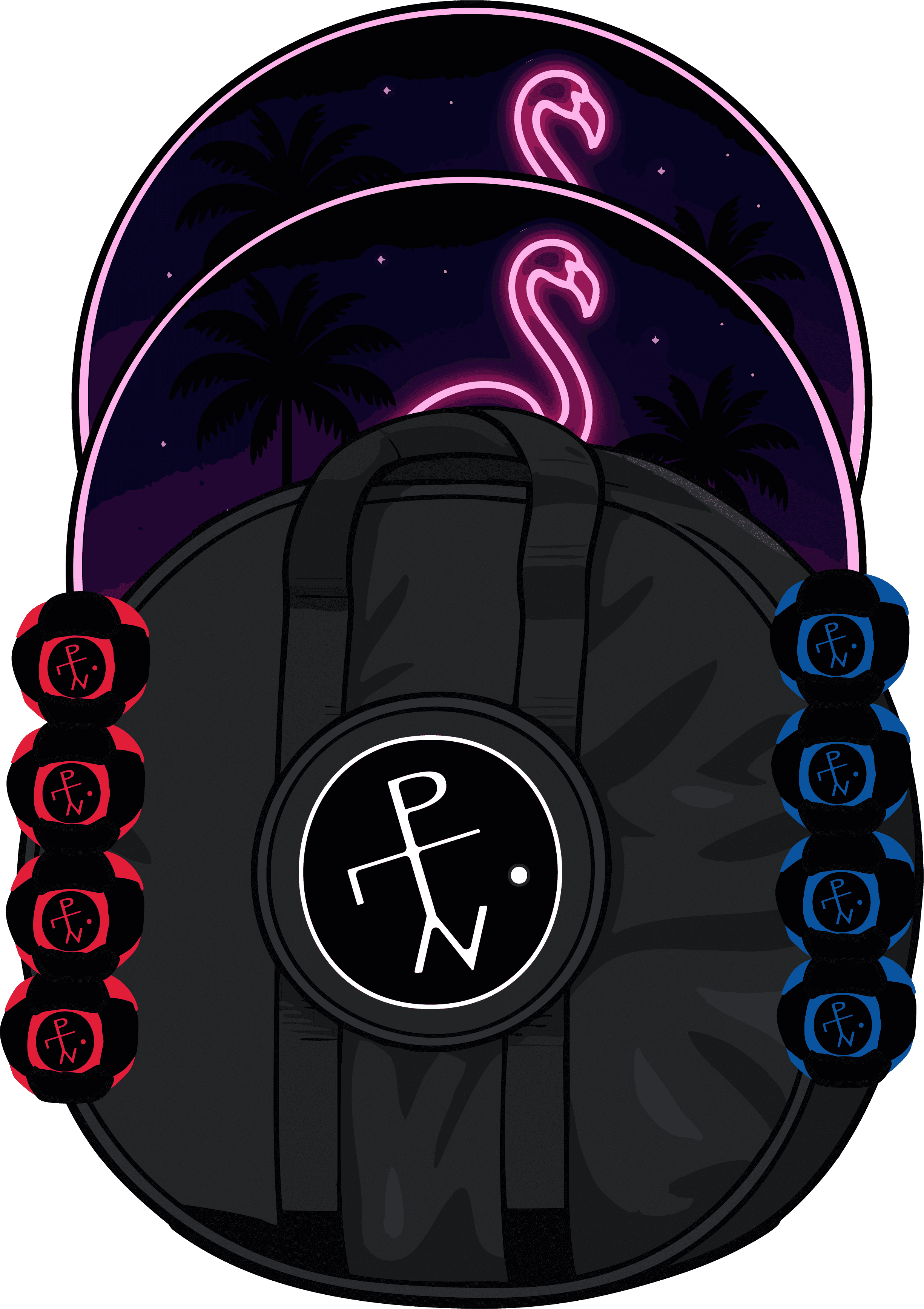 🦩 Midnight Flamingo Edition - Midnight Flamingo Edition / HackPack / Standard Carry Case