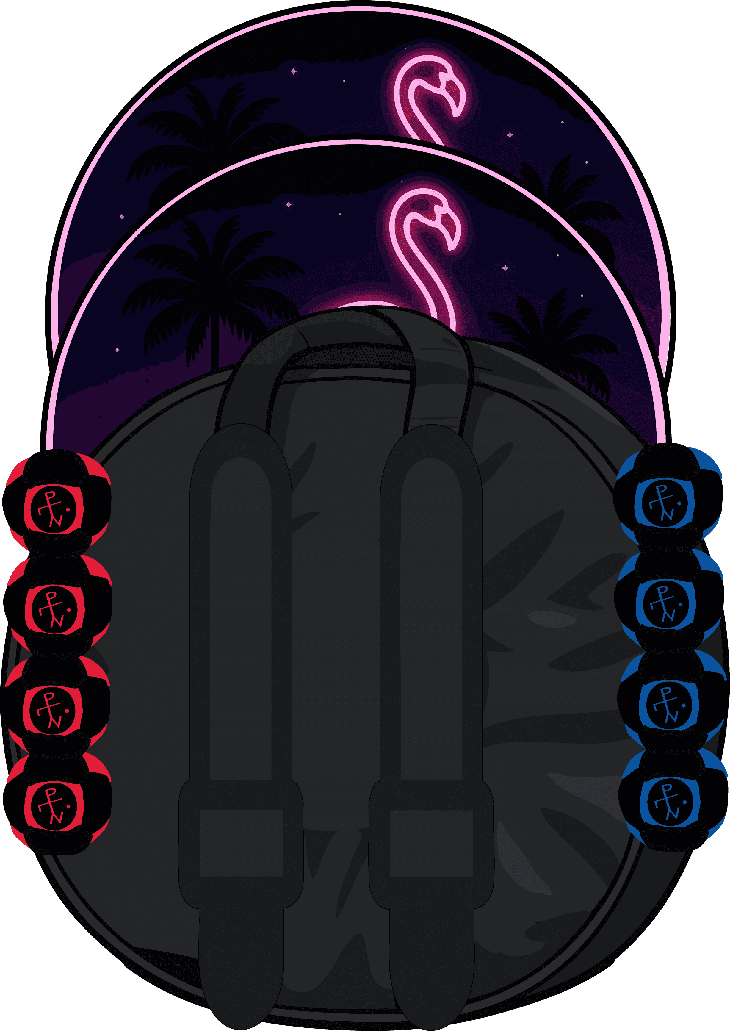 🦩 Midnight Flamingo Edition - Midnight Flamingo Edition / HackPack / BackPack