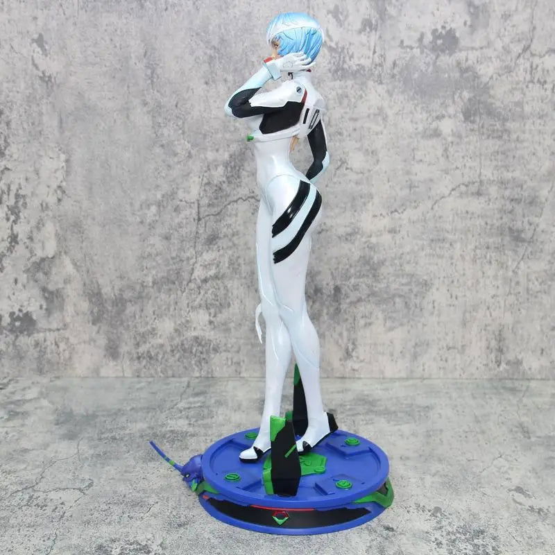 Ayanami Rei White Plugsuit & Gel Suit Mecha Asuka Action Figures, Neon Genesis Evangelion Anime PVC Figures