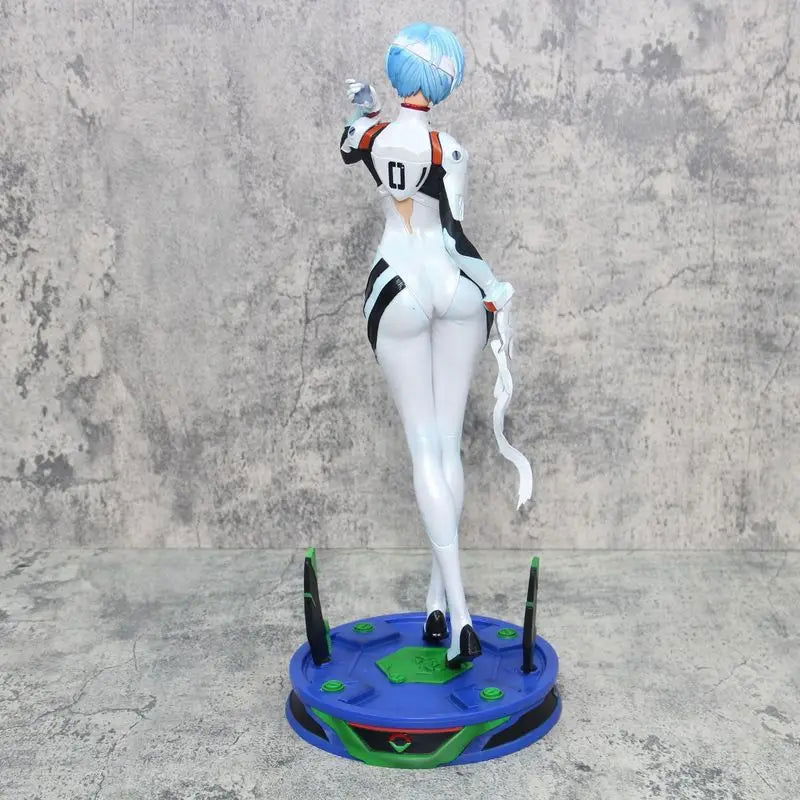 Ayanami Rei White Plugsuit & Gel Suit Mecha Asuka Action Figures, Neon Genesis Evangelion Anime PVC Figures