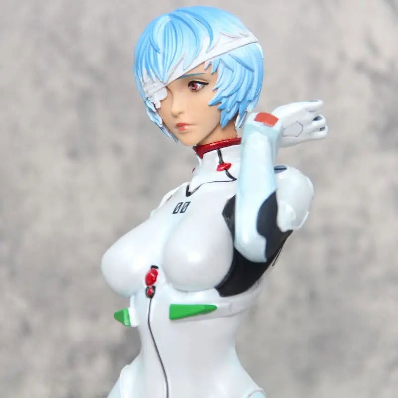 Ayanami Rei White Plugsuit & Gel Suit Mecha Asuka Action Figures, Neon Genesis Evangelion Anime PVC Figures
