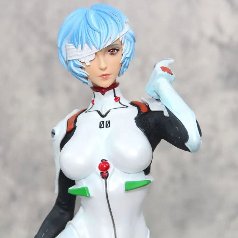 Ayanami Rei White Plugsuit & Gel Suit Mecha Asuka Action Figures, Neon Genesis Evangelion Anime PVC Figures