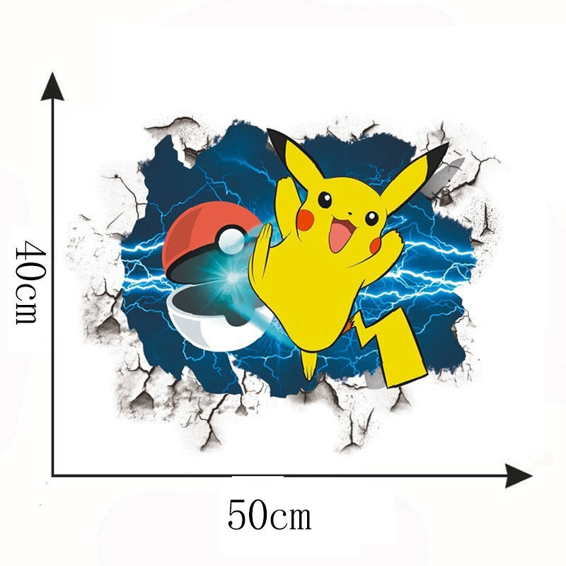 Self-adhesive 3D Pikachu PVC sticker