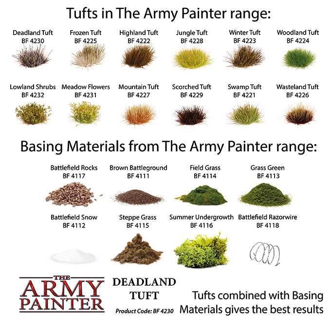 Army Painter Tools: Battlefields: Deadland Tuft - 