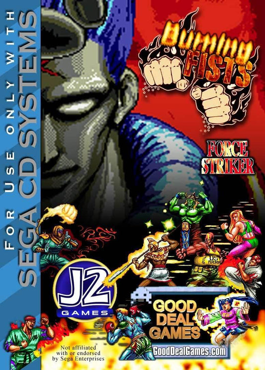 Burning Fists: Force Striker (Sega CD) - Game Manual Only