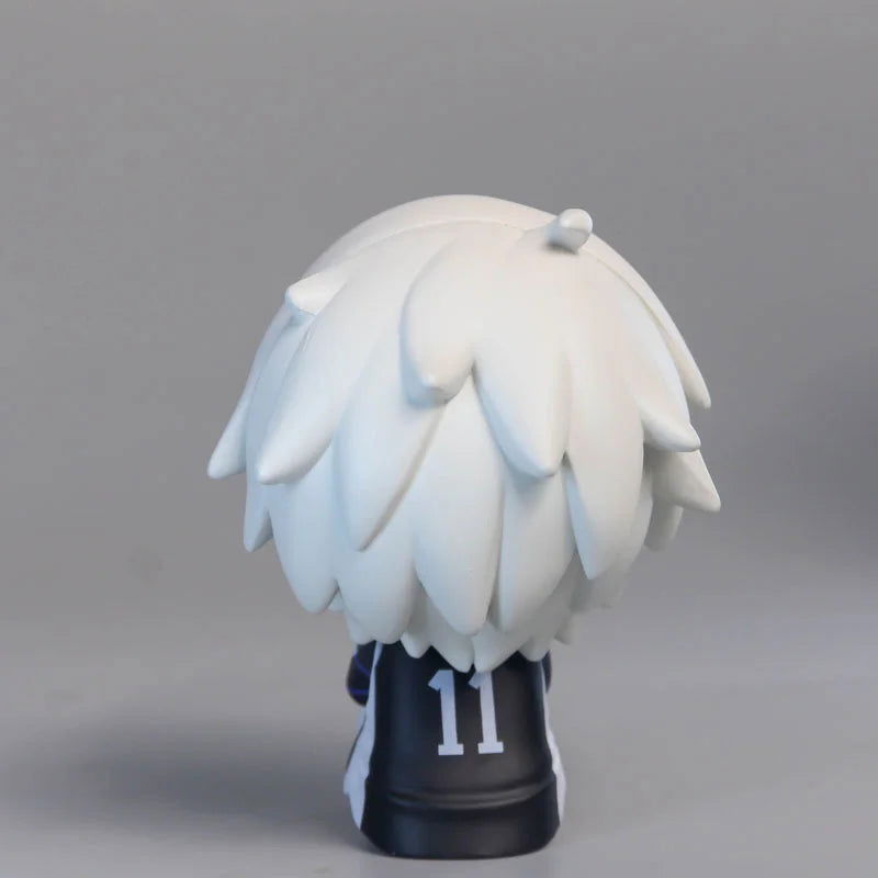 BLUE LOCK Cute Mini Figurines, Isagi Yoichi Chigiri Hyoma Nagi Seishiro Action Figures, Kawaii PVC Toys for Collector 10cm