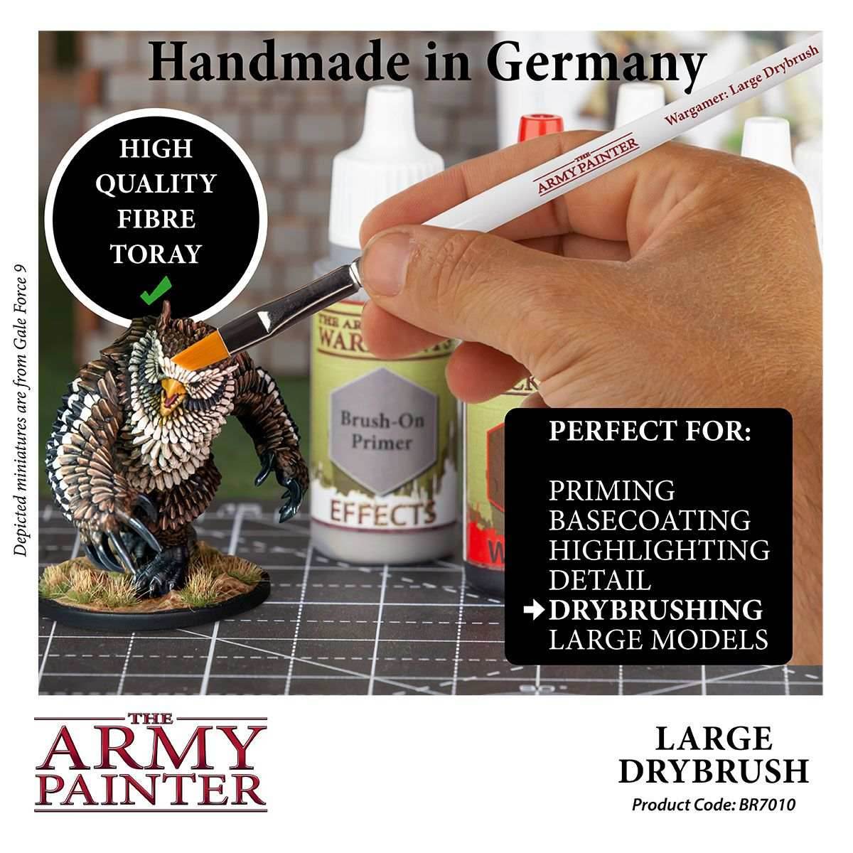 Army Painter Tools: Wargamer Brush - Large Drybrush - 