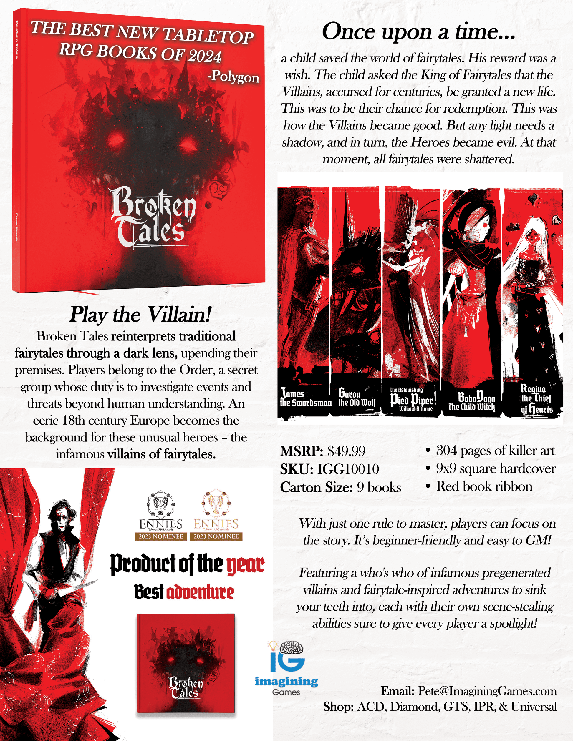 Broken Tales RPG Hardcover - 