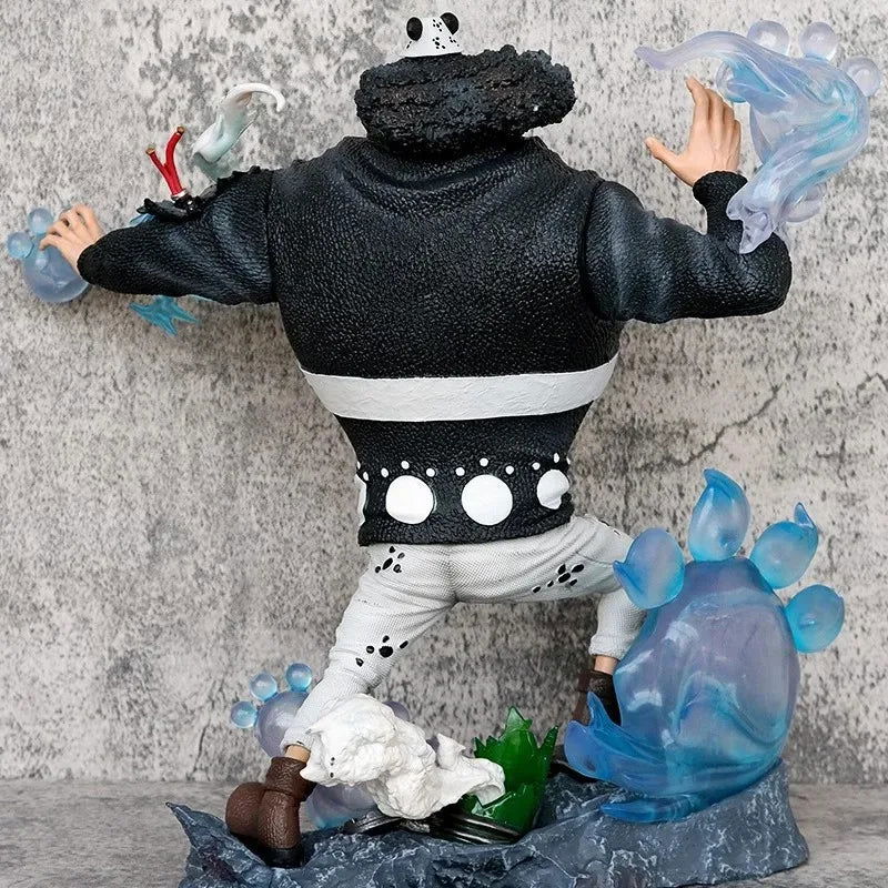 Bartholemew Kuma LED Anime Figure, One Piece Ursus Shock Action Figurines Statue Collection 32cm