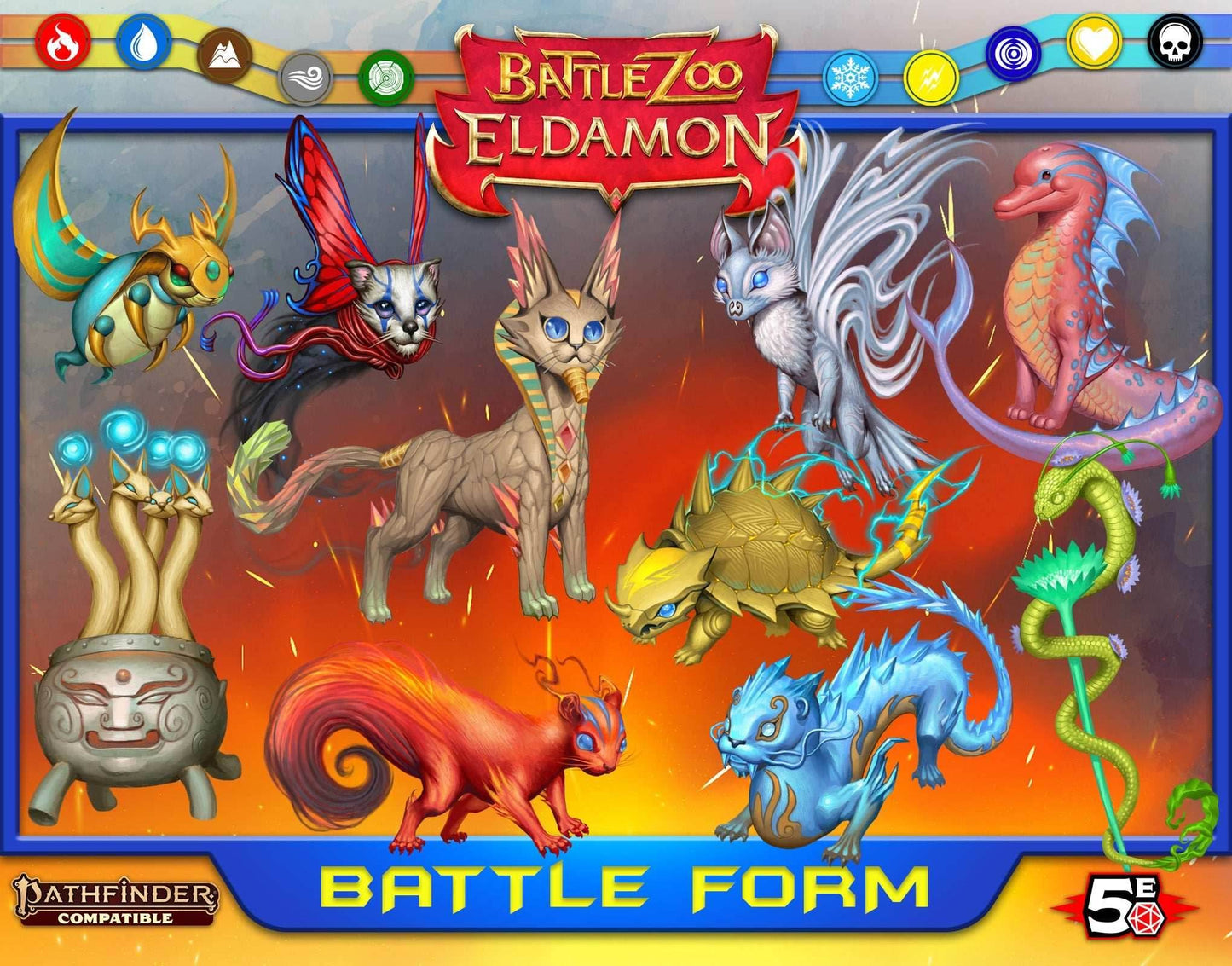 Battlezoo Eldamon PDF - Pathfinder 2nd Edition / PDF Only