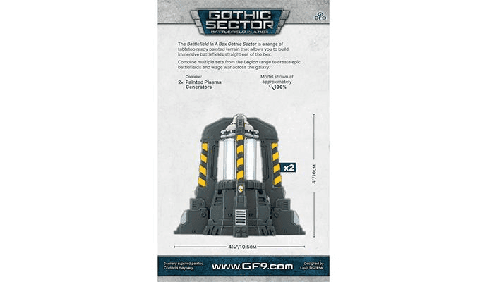 Battlefield in a Box: Gothic Sector - Legion Plasma Generators - 