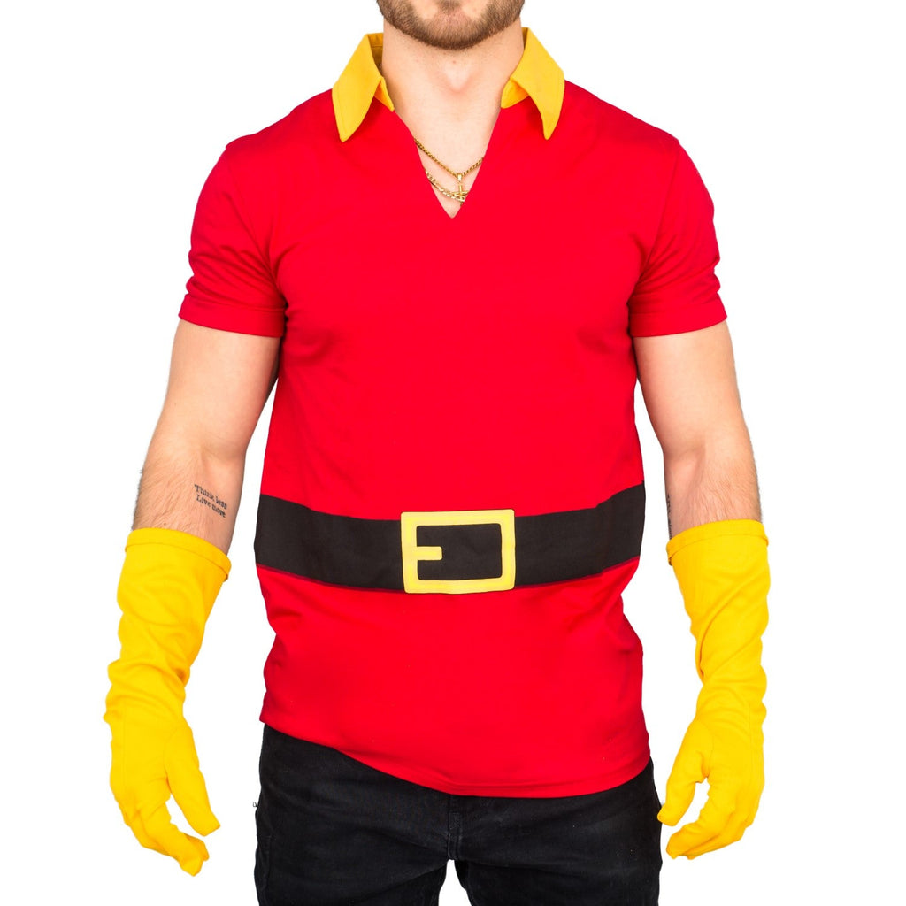 Beast Hunter Adult Unisex Halloween Cosplay Costume Shirt-Gloves-Wig Set