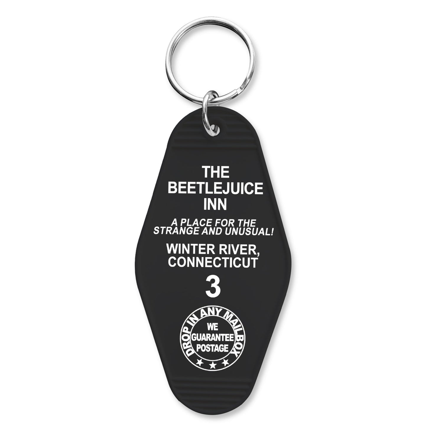 Beetlejuice Inspired Room Keychain