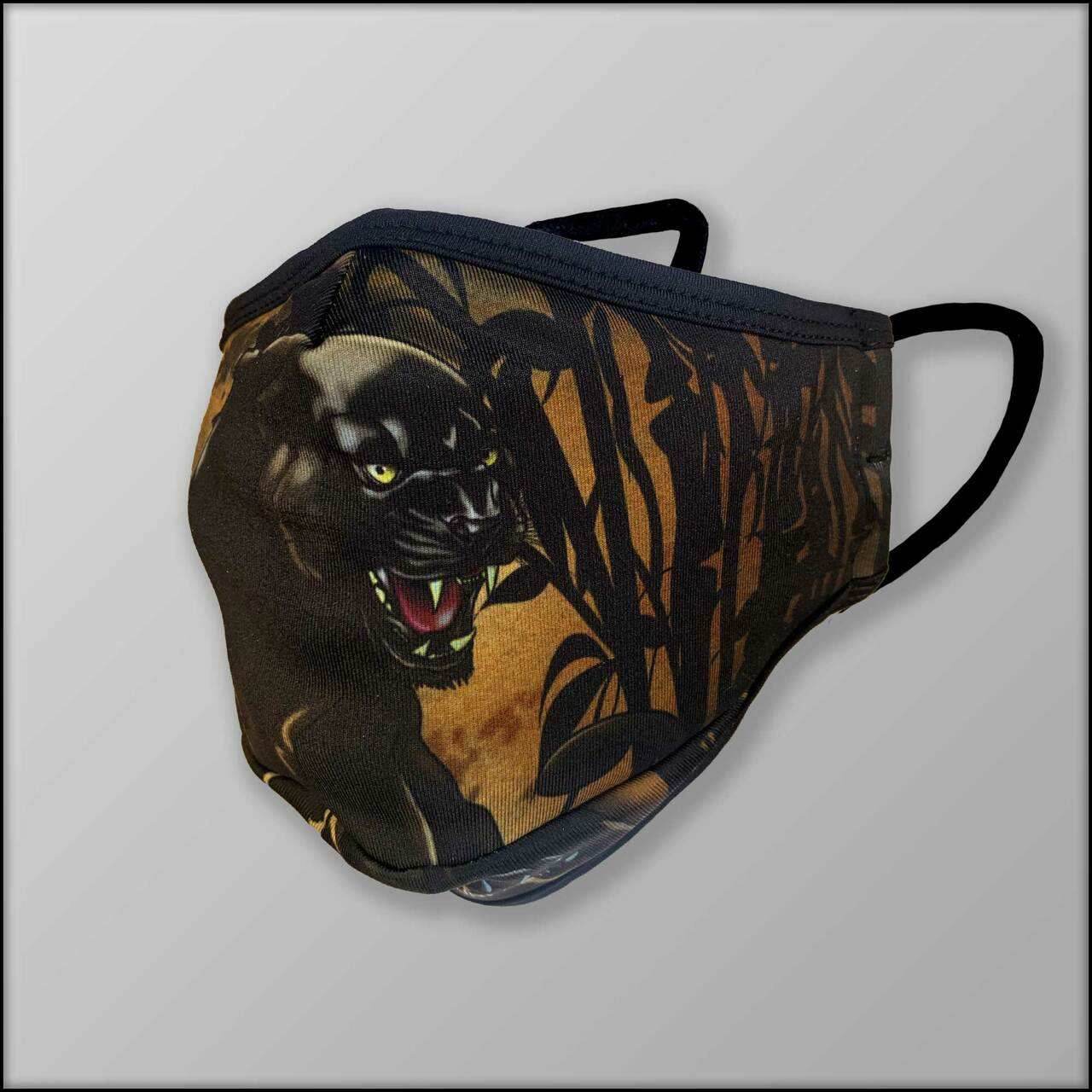 INKnBURN Black Panther 3-Layer Face Mask - 