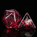Kickstarter Dice — Scarlet Vampire Resin Dice Set