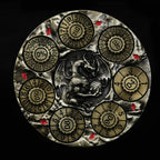 Unique Dice Spinner: 7-in-1 Metal 3D Relief Dragon DND Roulette Dice Spinner